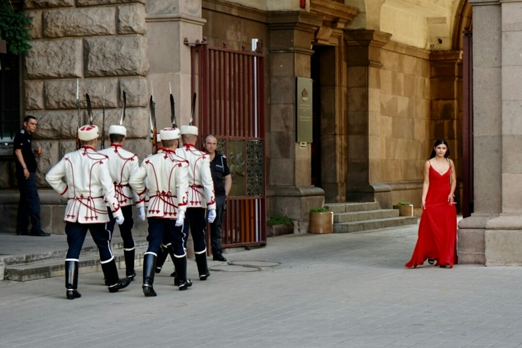 polish celebrity red carpet gown